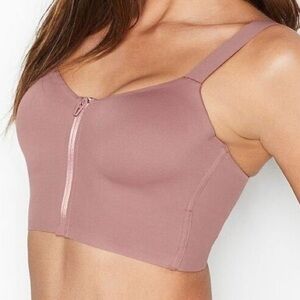 VICTORIA SECRET Knockout Full Support Front Closure Sports Bra in pastel pink